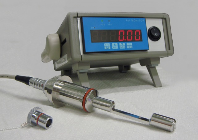 Turbidity measurent in Absorbancy Unit(A.U.)